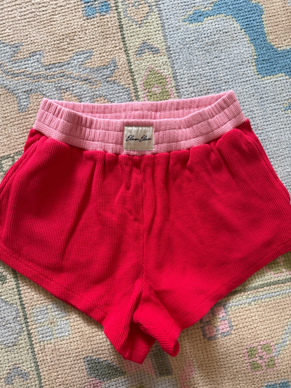 Eleven Eleven waffle shorts